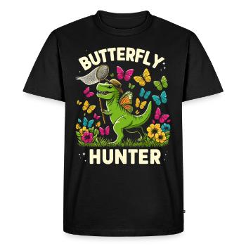 Bonsai Master T-Rex Dinosaur Gardening for - Men's Premium Organic T-Shirt - black - Front - Nico (187cm)