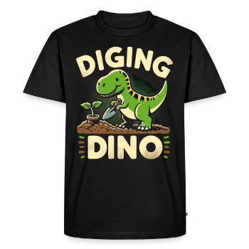 Bonsai Master T-Rex Dinosaur Gardening for - Men's Premium Organic T-Shirt - black - Front - Nico (187cm)