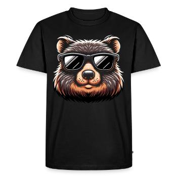 Se sentir Wombat-Tastic aujourd’hui - Wombat drôle - T-shirt Premium bio Homme - noir - Devant - Nico (187cm)