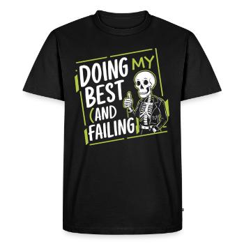 Renouveau de l’emo et mode alternative pour les enfants de la scène - T-shirt Premium bio Homme - noir - Devant - Nico (187cm)