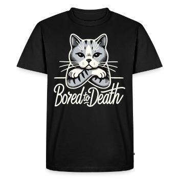 Design de chat Emo pour les amoureux des chats gothiques et - T-shirt Premium bio Homme - noir - Devant - Nico (187cm)
