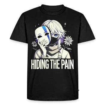 Anime Art and Goth Aesthetics for Alternative Fashion - Men's Premium Organic T-Shirt - black - Front - Nico (187cm)