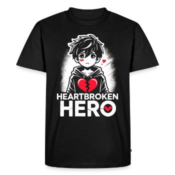 Anime Art and Goth Aesthetics for Alternative Fashion - Men's Premium Organic T-Shirt - black - Front - Nico (187cm)