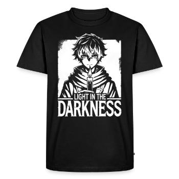 Anime Art and Goth Aesthetics for Alternative Fashion - Men's Premium Organic T-Shirt - black - Front - Nico (187cm)