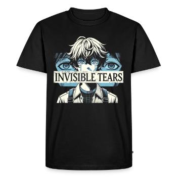 Anime Art and Goth Aesthetics for Alternative Fashion - Men's Premium Organic T-Shirt - black - Front - Nico (187cm)
