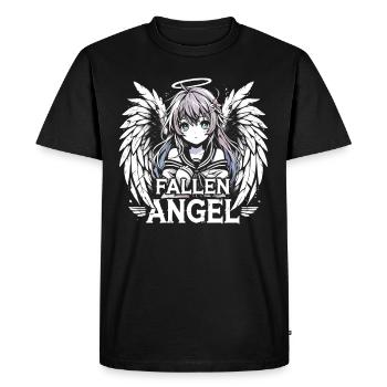Anime Art and Goth Aesthetics for Alternative Fashion - Men's Premium Organic T-Shirt - black - Front - Nico (187cm)