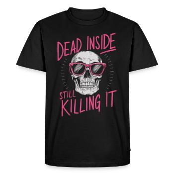 Revival emo et mode alternative pour Scene Kids - T-shirt Premium bio Homme - noir - Devant - Nico (187cm)