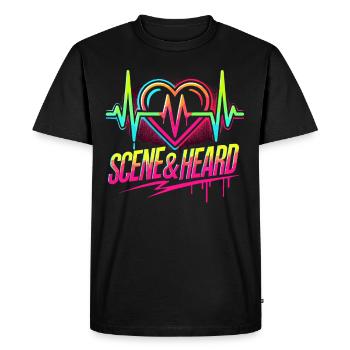Revival emo et mode alternative pour Scene Kids - T-shirt Premium bio Homme - noir - Devant - Nico (187cm)