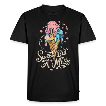 Revival emo et mode alternative pour Scene Kids - T-shirt Premium bio Homme - noir - Devant - Nico (187cm)