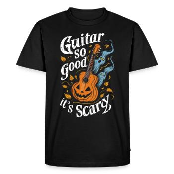 Comédie musicale, Citrouille, Automne, Ambiances, Effrayant - T-shirt Premium bio Homme - noir - Devant - Nico (187cm)