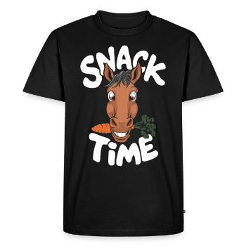 Motifs de chevaux amusants pour les amoureux des chevaux et - T-shirt Premium bio Homme - noir - Devant - Nico (187cm)