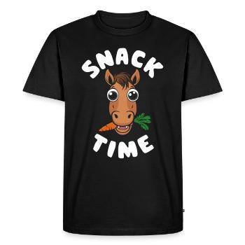 Motifs de chevaux amusants pour les amoureux des chevaux et - T-shirt Premium bio Homme - noir - Devant - Nico (187cm)