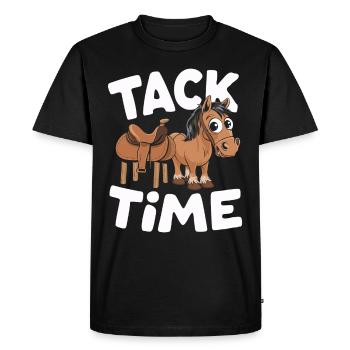 Motifs de chevaux amusants pour les amoureux des chevaux et - T-shirt Premium bio Homme - noir - Devant - Nico (187cm)