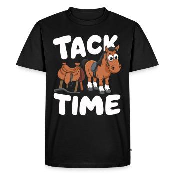 Motifs de chevaux amusants pour les amoureux des chevaux et - T-shirt Premium bio Homme - noir - Devant - Nico (187cm)