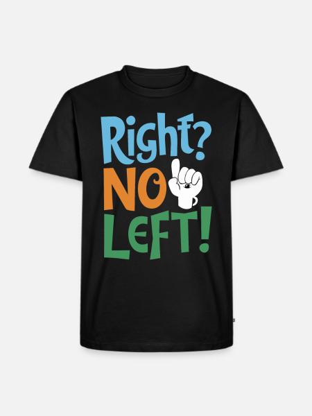 Linkshänder Lefty Left-hander Leftie Buddy - Men's Premium Organic T-Shirt - black