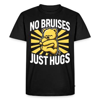 Sensibilisation à la violence domestique - T-shirt Premium bio Homme - noir - Devant - Nico (187cm)