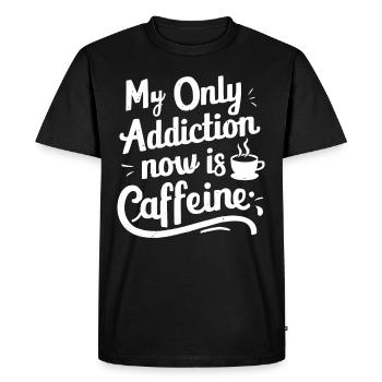 Rétablissement de la dépendance à l’alcool Sobriété AA - T-shirt Premium bio Homme - noir - Devant - Nico (187cm)