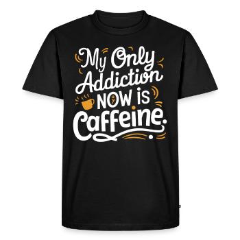Rétablissement de la dépendance à l’alcool Sobriété AA - T-shirt Premium bio Homme - noir - Devant - Nico (187cm)