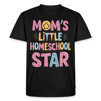 Homeschool Mom Dad Family Life Community Journey - Men's Premium Organic T-Shirt - black - Front - Nico (187cm)