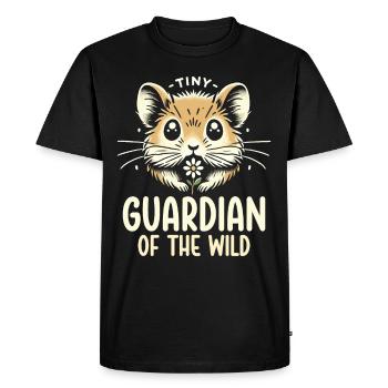 Design américain Pika Lover pour Pika - T-shirt Premium bio Homme - noir - Devant - Nico (187cm)