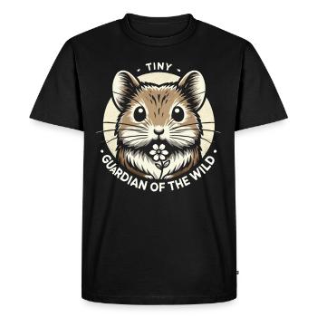 Design américain Pika Lover pour Pika - T-shirt Premium bio Homme - noir - Devant - Nico (187cm)