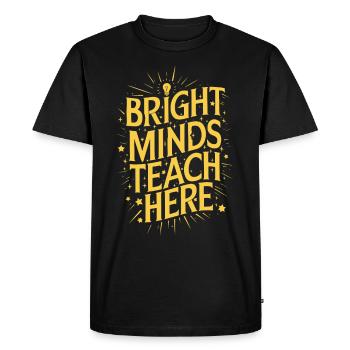 Homeschool Mom Dad Family Life Community Journey - Men's Premium Organic T-Shirt - black - Front - Nico (187cm)