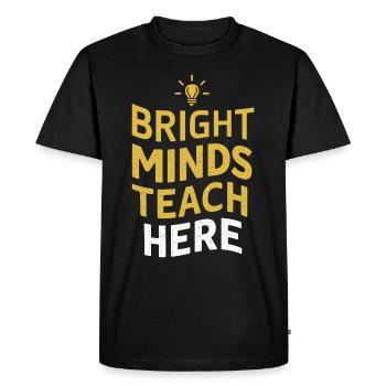 Homeschool Mom Dad Family Life Community Journey - Men's Premium Organic T-Shirt - black - Front - Nico (187cm)