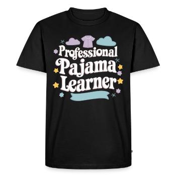 Homeschool Mom Dad Family Life Community Journey - Men's Premium Organic T-Shirt - black - Front - Nico (187cm)