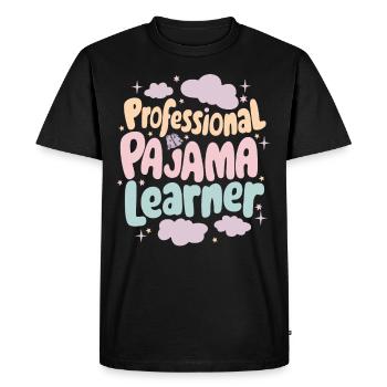 Homeschool Mom Dad Family Life Community Journey - Men's Premium Organic T-Shirt - black - Front - Nico (187cm)
