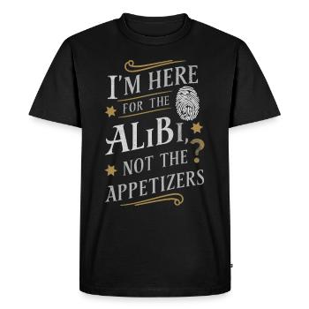 Murder Mystery Dinner Outfit, Party, Crime Scene - Men's Premium Organic T-Shirt - black - Front - Nico (187cm)