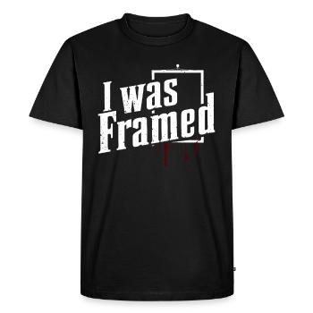 Murder Mystery Dinner Outfit, Party, Crime Scene - Men's Premium Organic T-Shirt - black - Front - Nico (187cm)