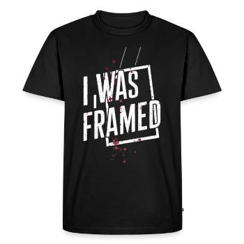Murder Mystery Dinner Outfit, Party, Crime Scene - Men's Premium Organic T-Shirt - black - Front - Nico (187cm)
