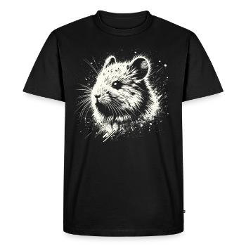 Design américain Pika Lover pour Pika - T-shirt Premium bio Homme - noir - Devant - Nico (187cm)