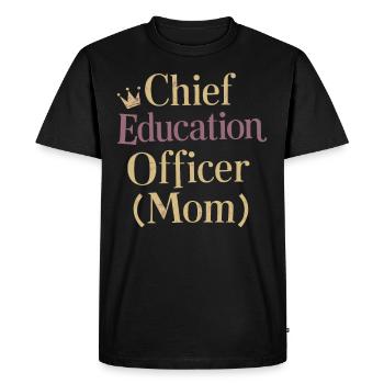 Homeschool Mom Dad Family Life Community Journey - Men's Premium Organic T-Shirt - black - Front - Nico (187cm)