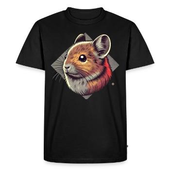 Design américain Pika Lover pour Pika - T-shirt Premium bio Homme - noir - Devant - Nico (187cm)