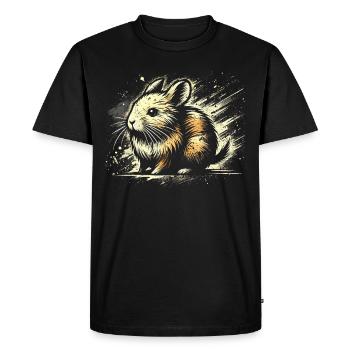 Design américain Pika Lover pour Pika - T-shirt Premium bio Homme - noir - Devant - Nico (187cm)