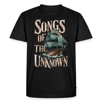 marins Sea Shanty Chant Ship Adventures - T-shirt Premium bio Homme - noir - Devant - Nico (187cm)