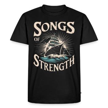 marins Sea Shanty Chant Ship Adventures - T-shirt Premium bio Homme - noir - Devant - Nico (187cm)