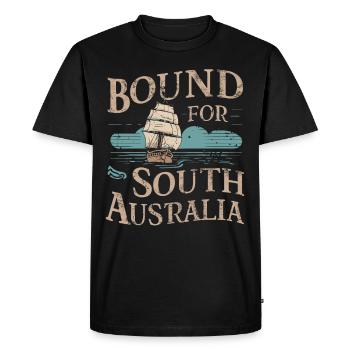 marins Sea Shanty Chant Ship Adventures - T-shirt Premium bio Homme - noir - Devant - Nico (187cm)