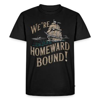 marins Sea Shanty Chant Ship Adventures - T-shirt Premium bio Homme - noir - Devant - Nico (187cm)