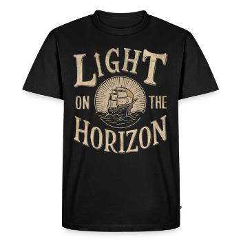 Sailors Sea Shanty Singing Ship Adventures - Men's Premium Organic T-Shirt - black - Front - Nico (187cm)