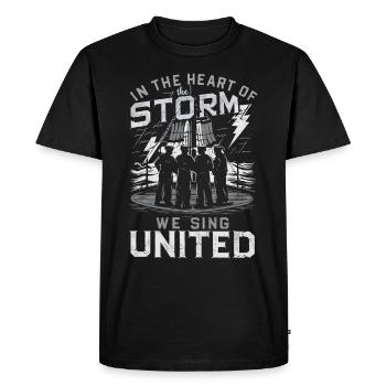 Sailors Sea Shanty Singing Ship Adventures - Men's Premium Organic T-Shirt - black - Front - Nico (187cm)