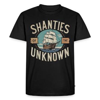 marins Sea Shanty Chant Ship Adventures - T-shirt Premium bio Homme - noir - Devant - Nico (187cm)