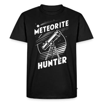 Stargazing And Meteor Shower Enthusiast - Men's Premium Organic T-Shirt - black - Front - Nico (187cm)