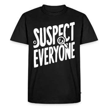 Murder Mystery Dinner Outfit, Party, Crime Scene - Men's Premium Organic T-Shirt - black - Front - Nico (187cm)