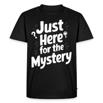 Murder Mystery Dinner Outfit, Party, Crime Scene - Men's Premium Organic T-Shirt - black - Front - Nico (187cm)