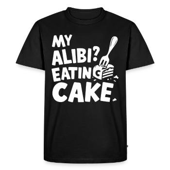 Murder Mystery Dinner Outfit, Party, Crime Scene - Men's Premium Organic T-Shirt - black - Front - Nico (187cm)