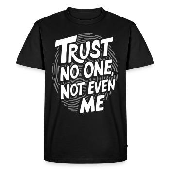 Murder Mystery Dinner Outfit, Party, Crime Scene - Men's Premium Organic T-Shirt - black - Front - Nico (187cm)