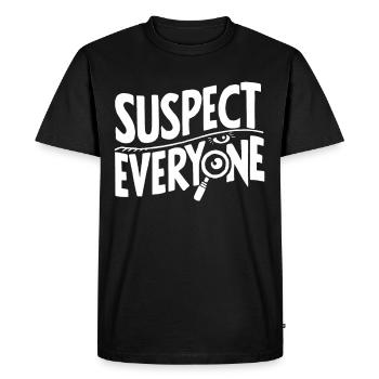 Murder Mystery Dinner Outfit, Party, Crime Scene - Men's Premium Organic T-Shirt - black - Front - Nico (187cm)