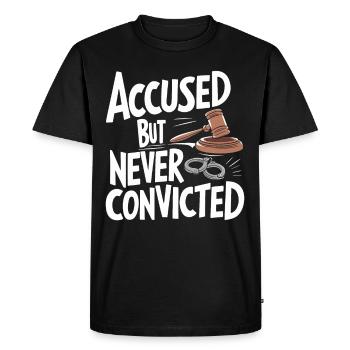 Murder Mystery Dinner Outfit, Party, Crime Scene - Men's Premium Organic T-Shirt - black - Front - Nico (187cm)